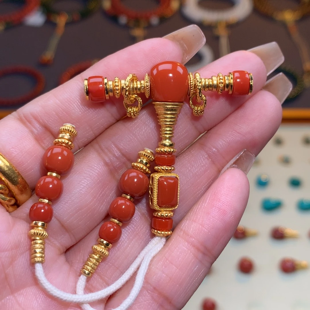 南红玛瑙未镶嵌颈饰