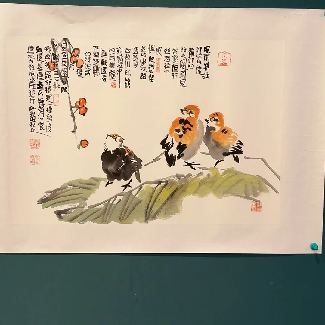 国画邹老师的作品