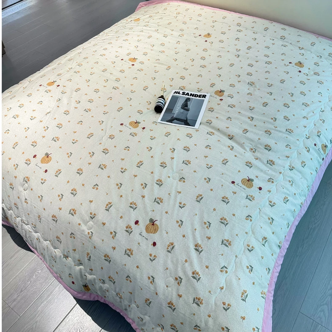 水洗棉BOBO棉亲肤夏凉被可机洗大小