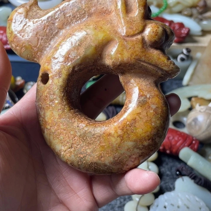 和田玉未镶嵌吊坠(不含链)