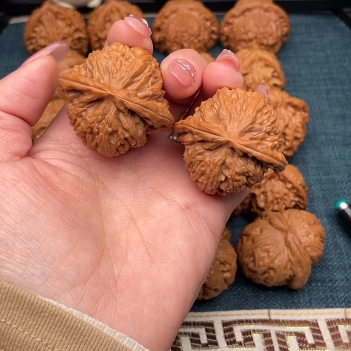 把件文玩核桃全品白狮子41