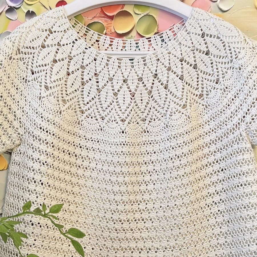 豆芽家➕钩针编织育克套头衫《简爱》