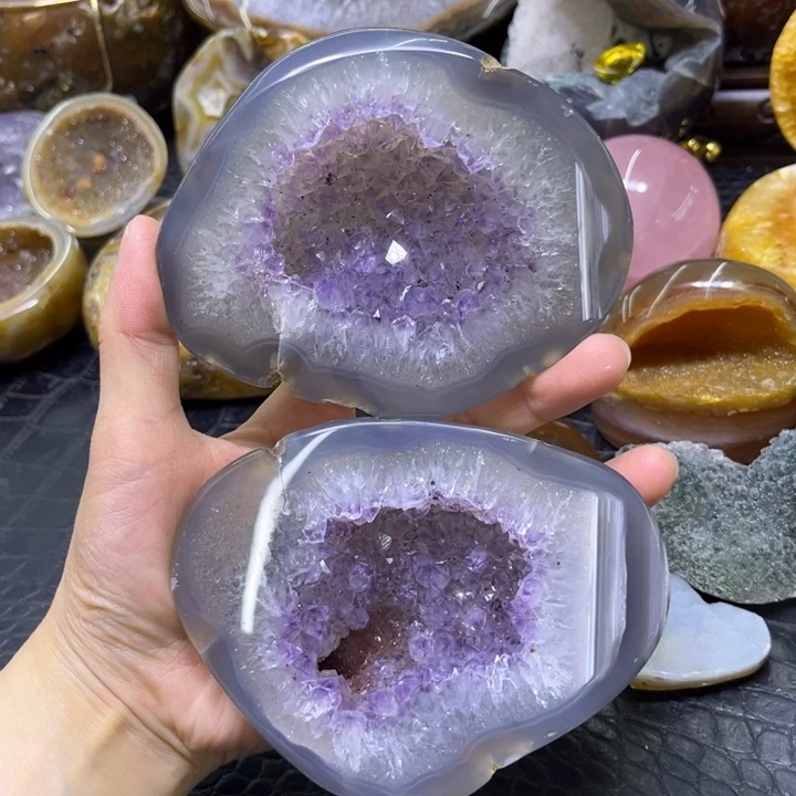未镶嵌发饰水晶紫晶盆