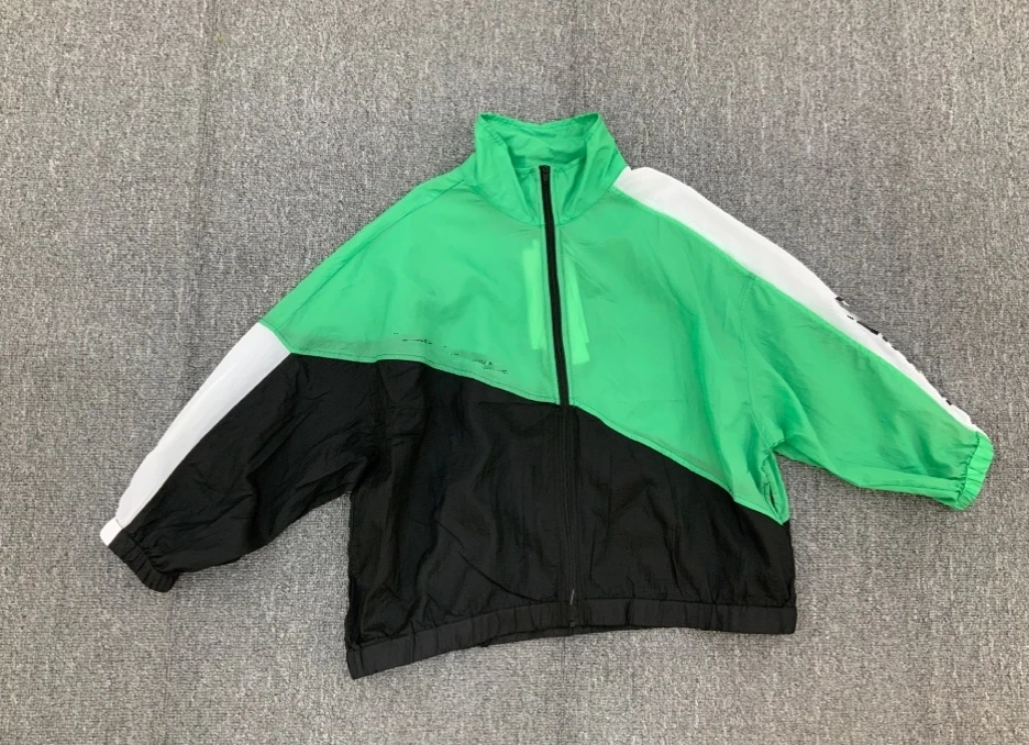 中大童56519男女童休闲时尚百搭宽松拼色夏款防晒衣儿童皮肤衣