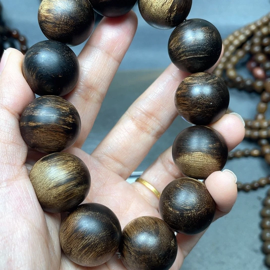 沉香手串白棋瘤疤2.0