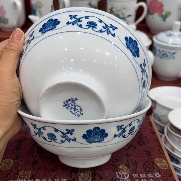 醴陵高温瓷16.5厘米2个