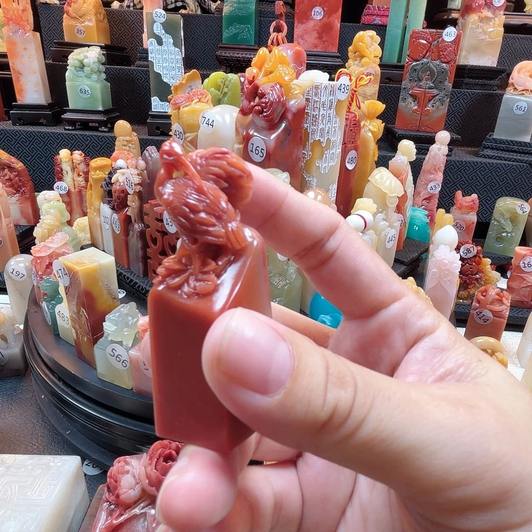 寿山石其他仙鹤包邮包刻
