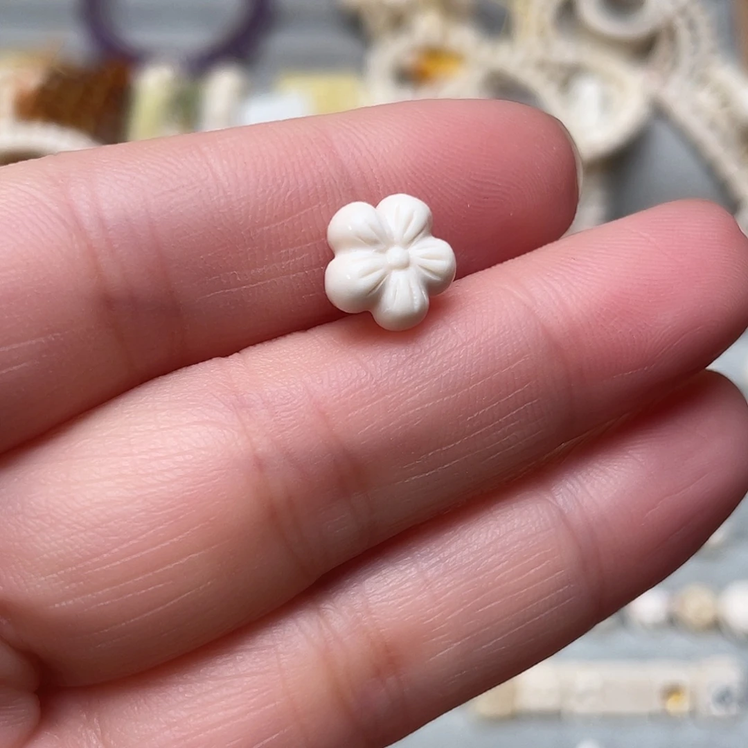 猛犸象牙手串/手链/手镯五瓣花