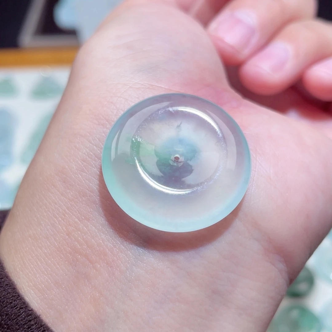 颈饰未镶嵌翡翠扣子