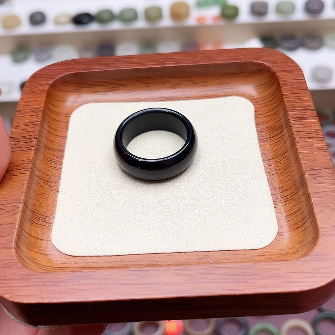 a***n和田玉戒指未镶嵌21mm