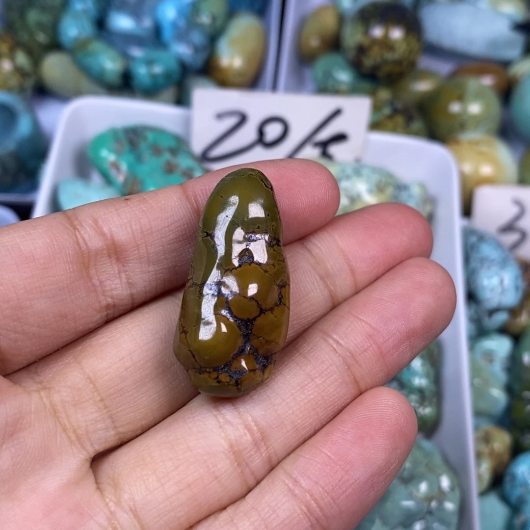 绿松石未镶嵌颈饰