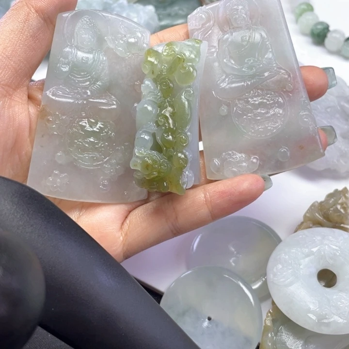 水***情定制翡翠未镶嵌12-15
