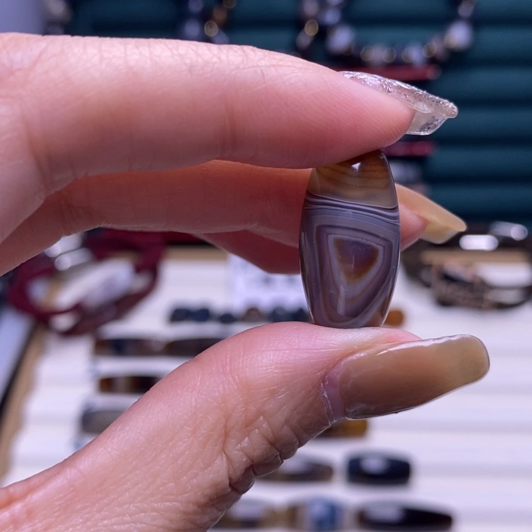 平***乐玛瑙/玉髓合金颈饰