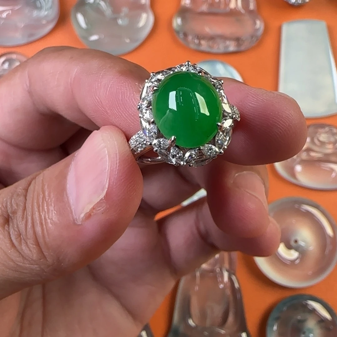 定制翡翠未镶嵌天然