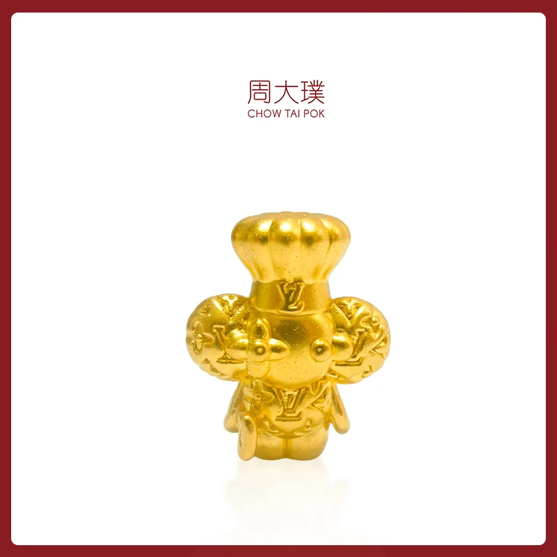 【周大璞黄金】足金999.（吉祥物系列）黄金手工精品古法摆件收藏摆放