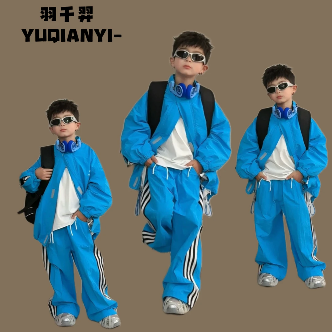 【羽千羿】下午发货！！春季儿童 舒适与潮流运动套装 XSTX-6621