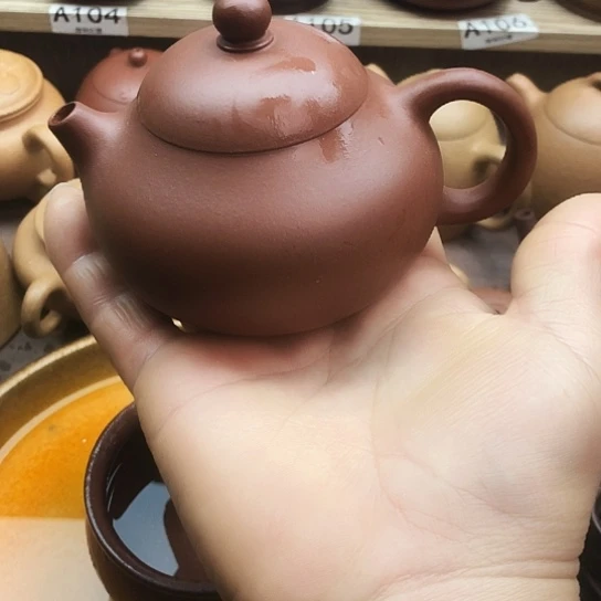 茶壶紫砂紫泥文但180豪升左右