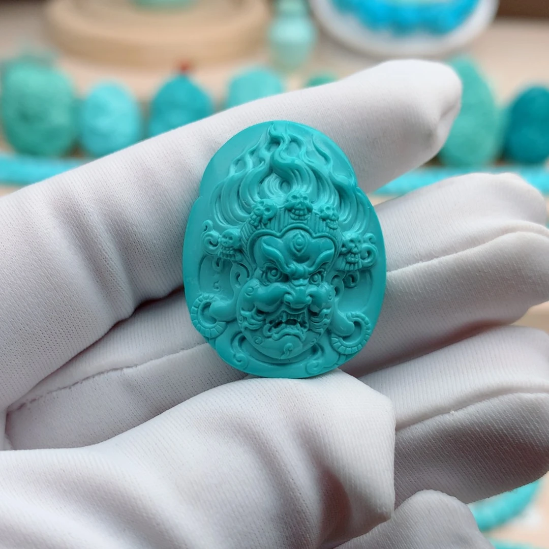 绿松石珠宝奇石未镶嵌6克