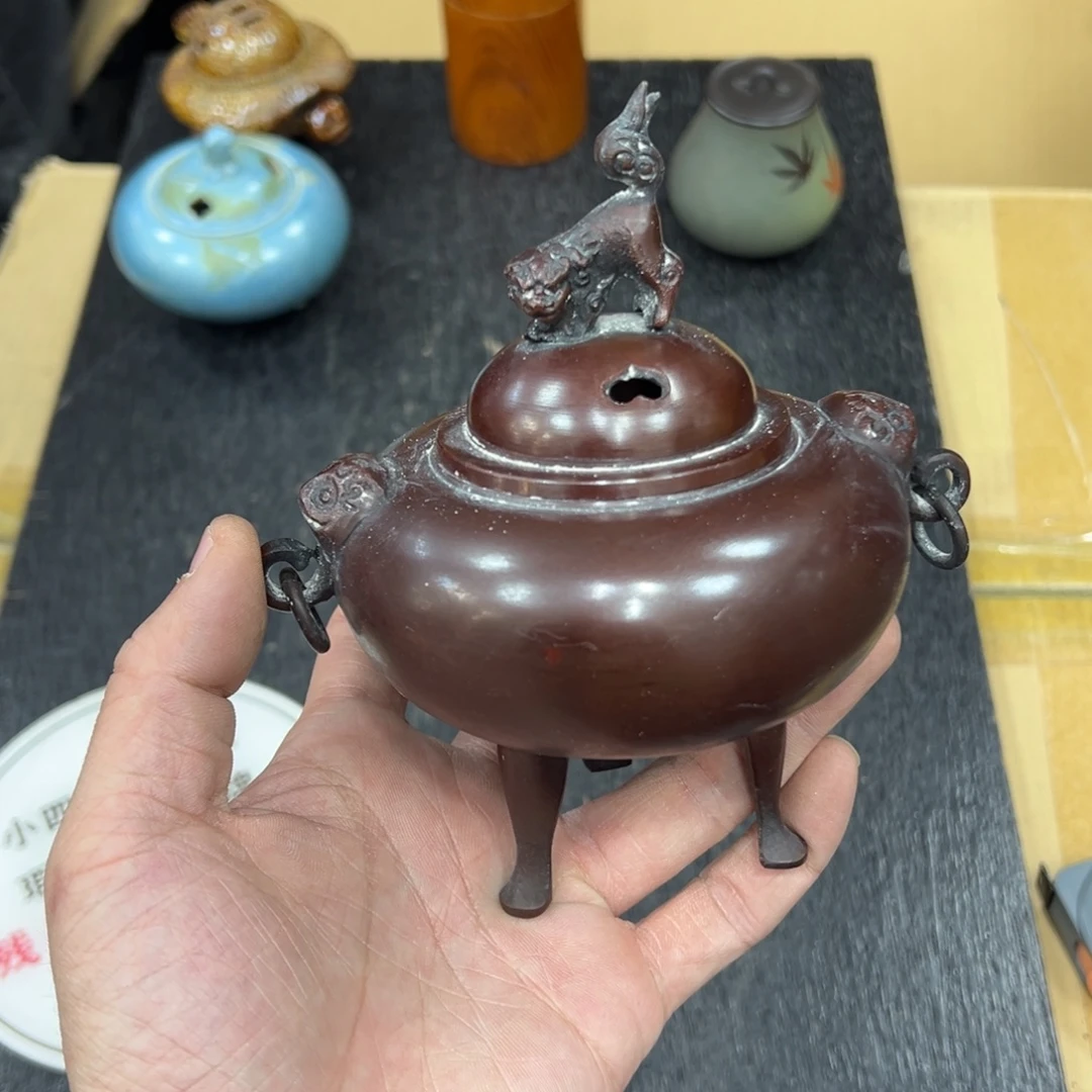 铜中古工艺品摆件