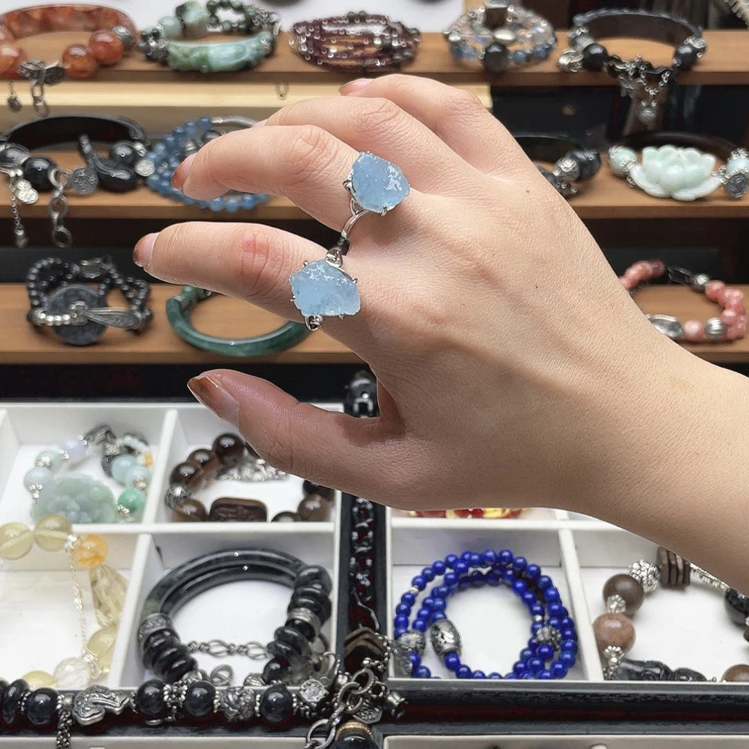 水晶合金戒指闪电购01