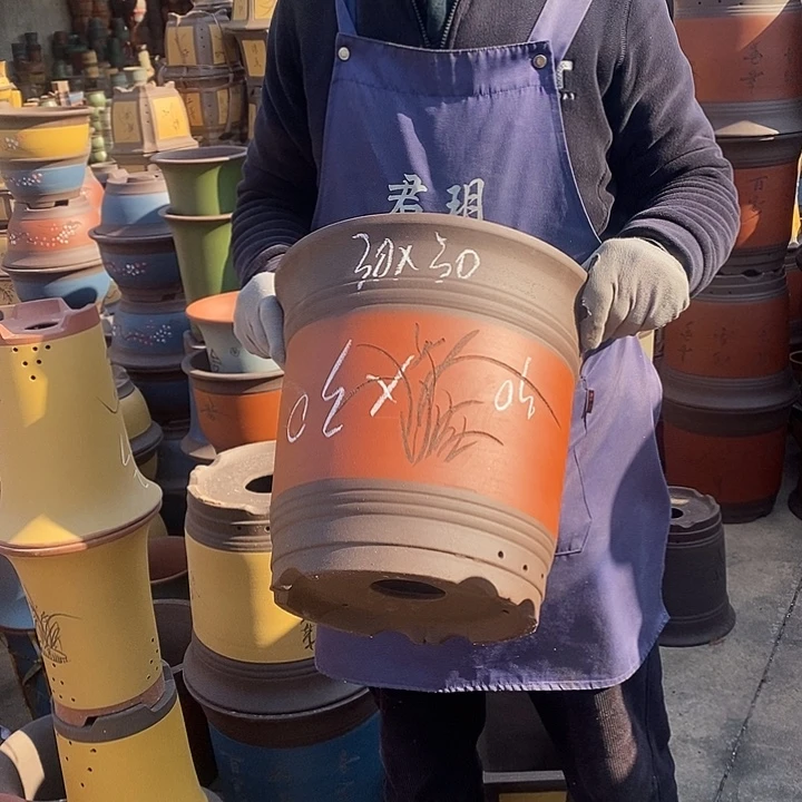 紫砂花盆紫砂花盆