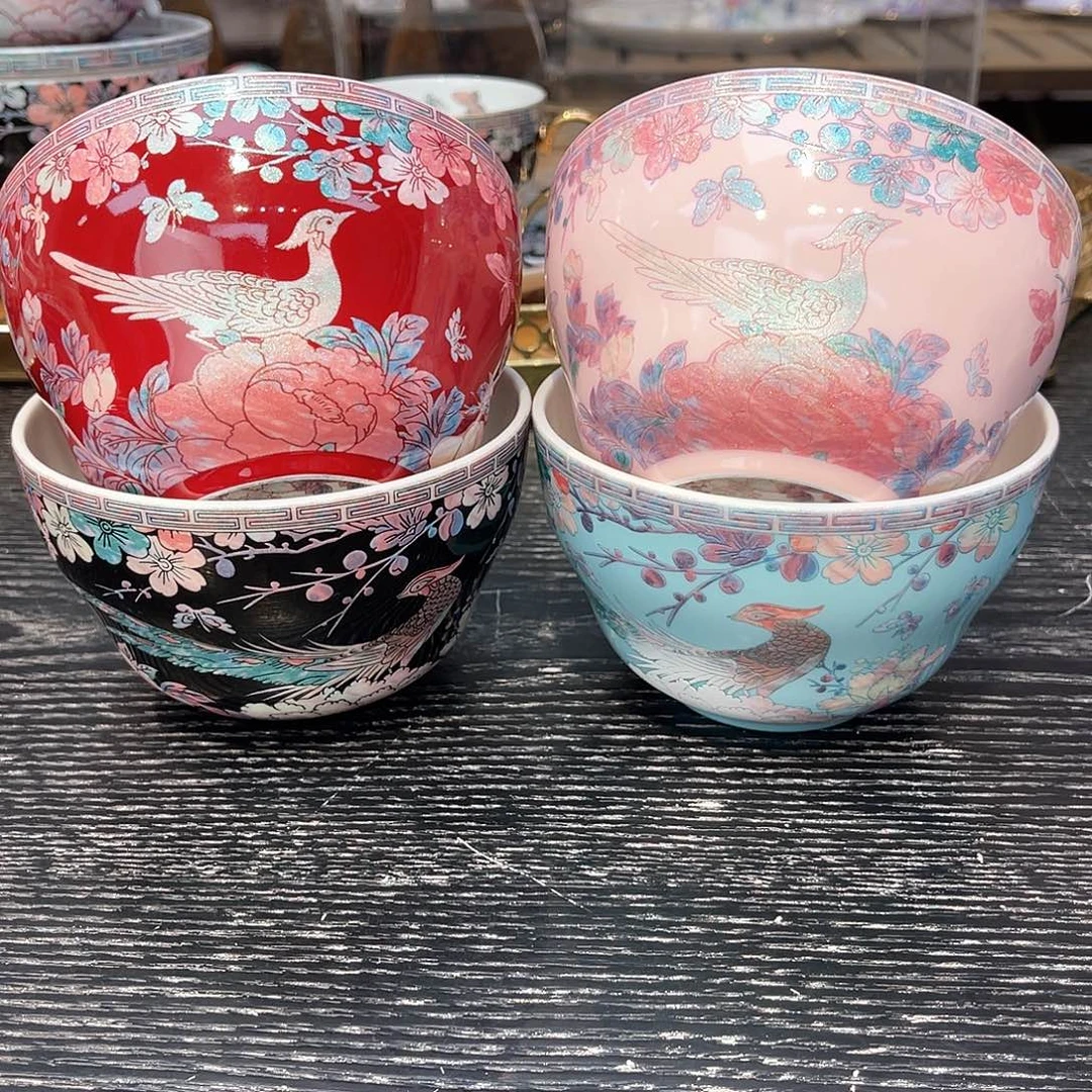 骨瓷饭碗4个//////////