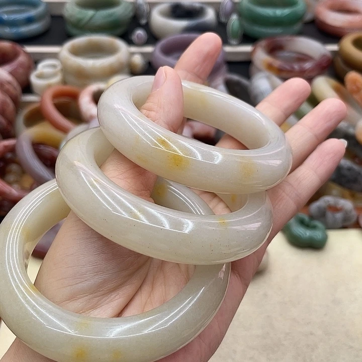 石英质玉圈口56未镶嵌