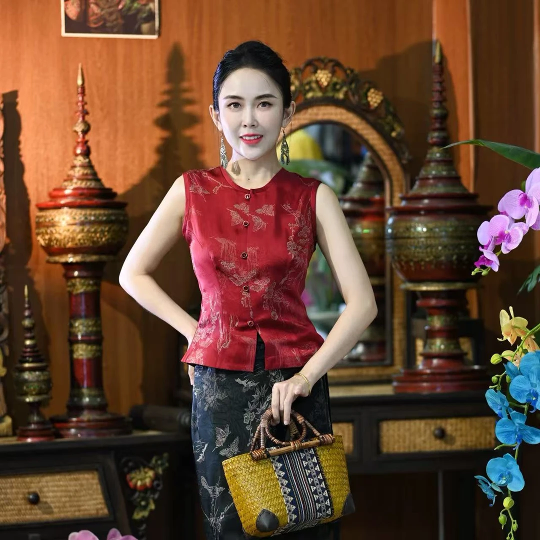 云南西双版纳隋金金原创少数民族国风休闲气质女装新款民族风
