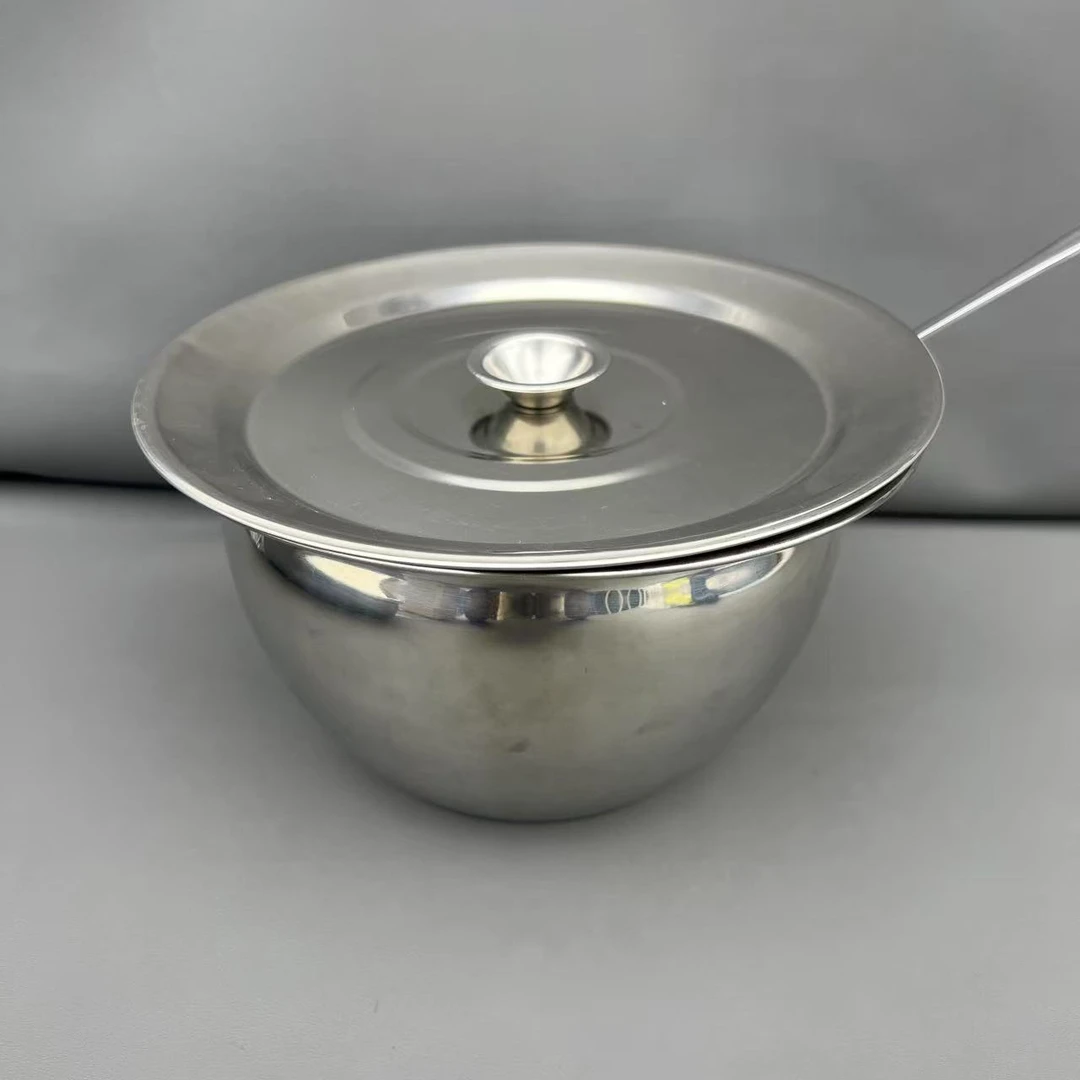 升级款外贸加厚聚宝盆配勺子1支轻奢现代高级感简约高【汤家限定