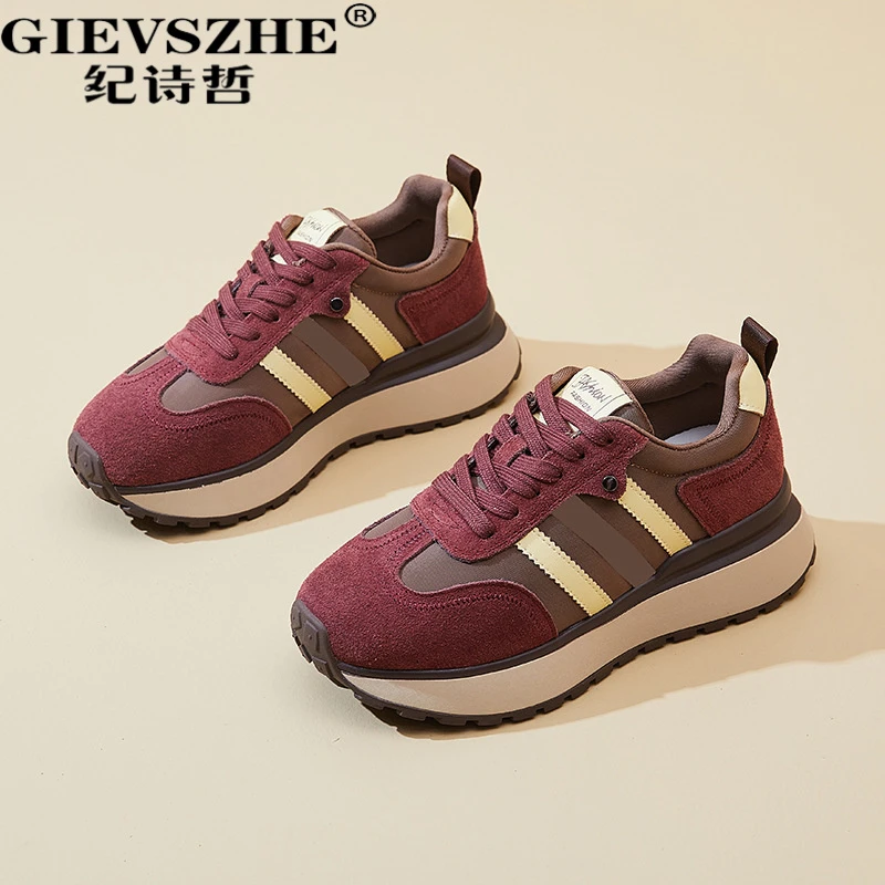 纪诗哲老爹鞋女ins潮2025秋季新款韩版时尚潮流厚底女款韩版厚底