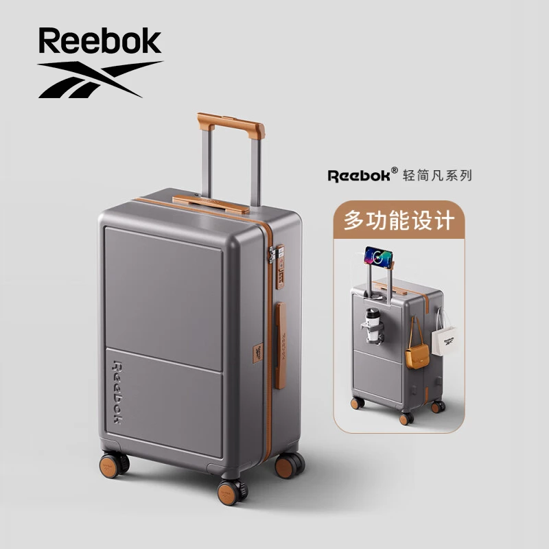 Reebok/锐步行李箱轻便旅行箱大学生拉杆箱万向轮男女登机箱拉链