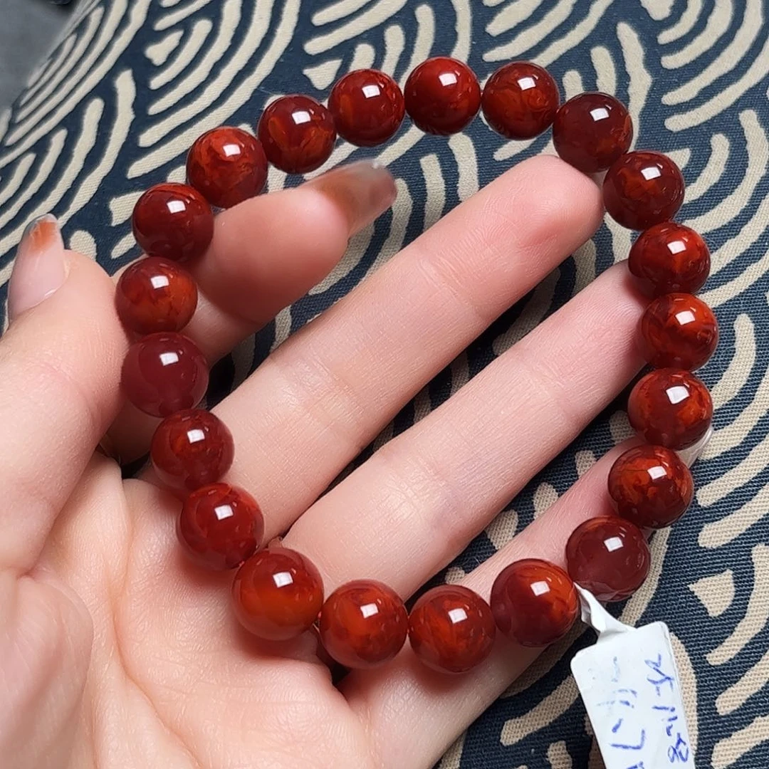 南红玛瑙未镶嵌手链