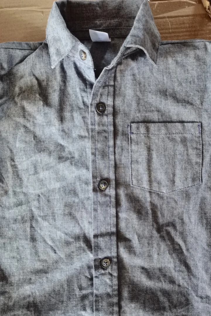 宽松亚麻长袖衬衫翻领时尚休闲高级感男装