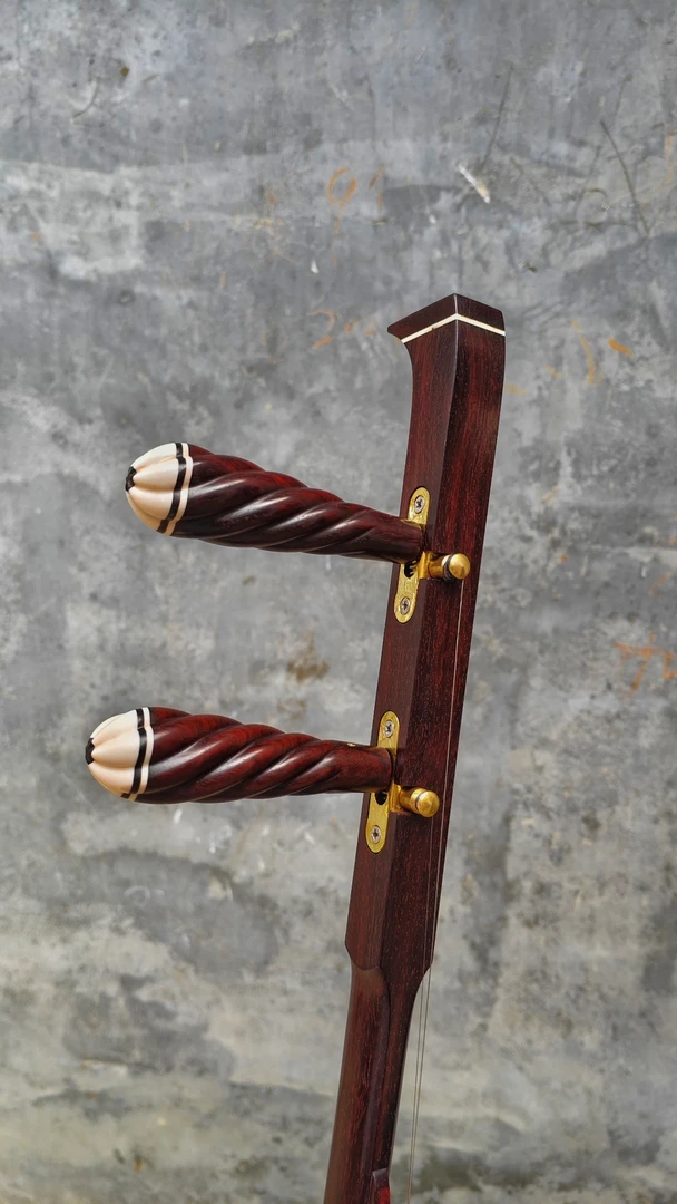 陈彬亲制~满金星印度小叶紫檀回流老料高音板胡中音板胡两用板胡