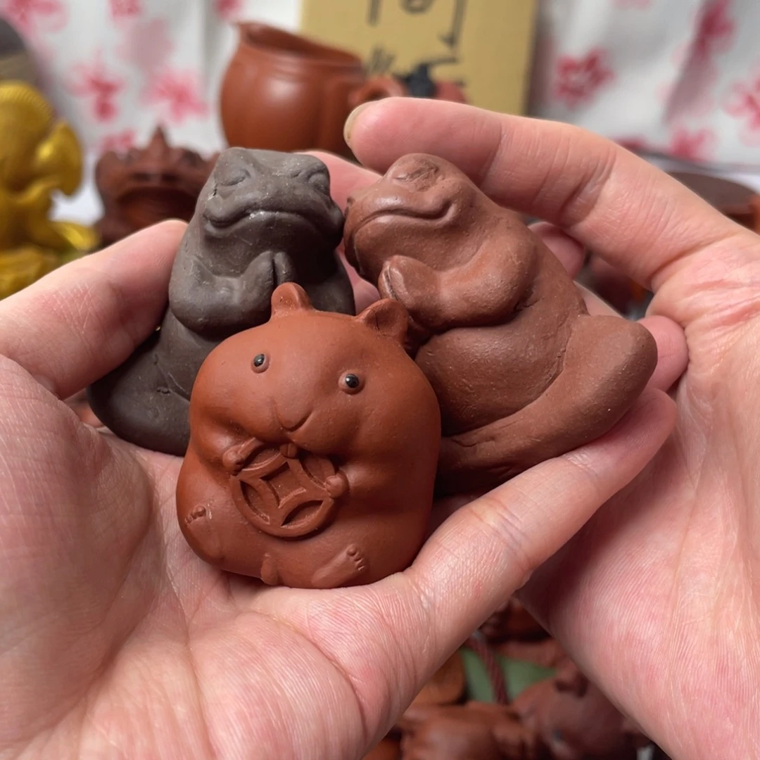 紫砂茶宠紫砂瑕疵