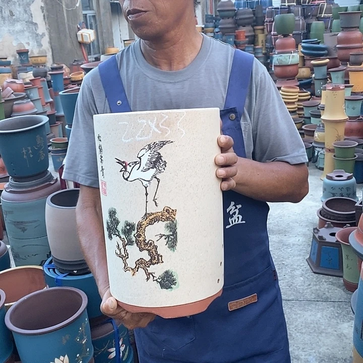 紫砂花盆紫砂花盆