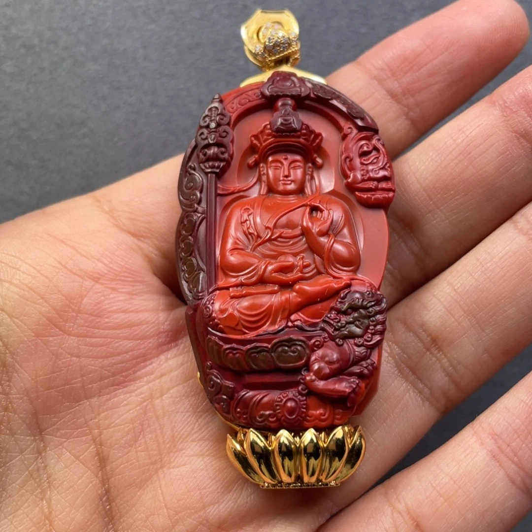 南红玛瑙未镶嵌配饰地藏菩萨
