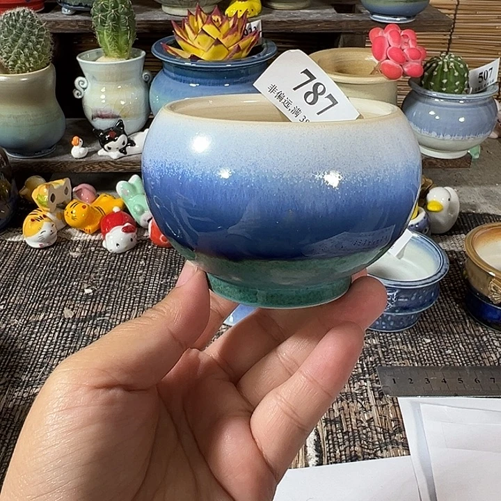 口6 手工花盆满30包邮