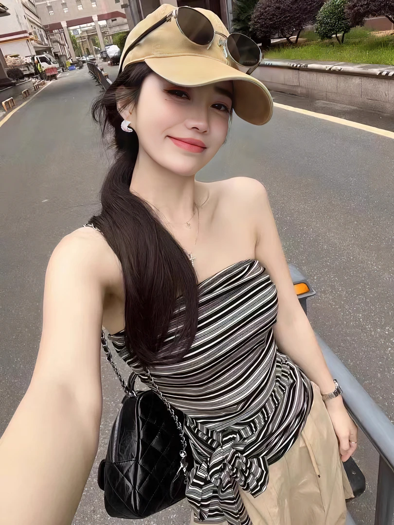 美式辣妹风网红显瘦时尚套装3043