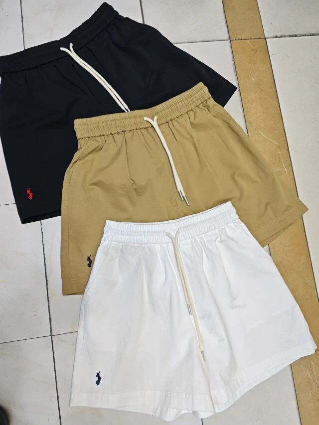 【张小张cc】通勤百搭休闲橡筋抽绳短裤39988