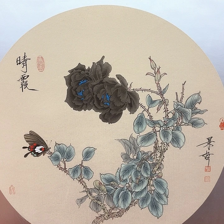 国画男***涂崔景哲老师作品