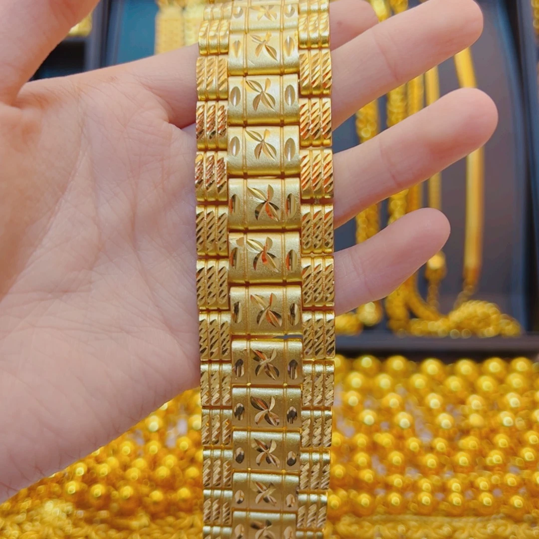 咪***花合金合金男士定制款四叶草手表链