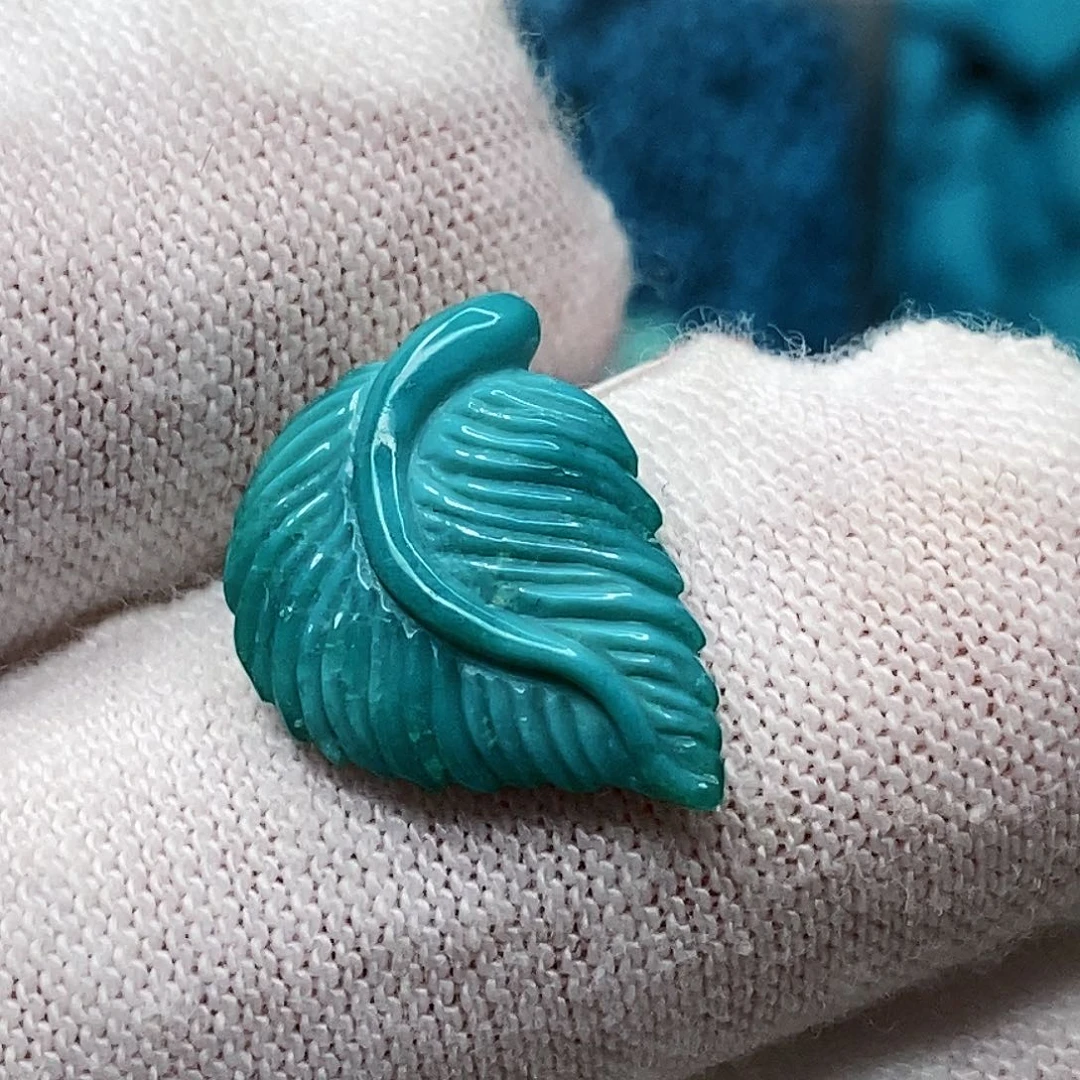 绿松石未镶嵌天然原矿 带武汉地大证书