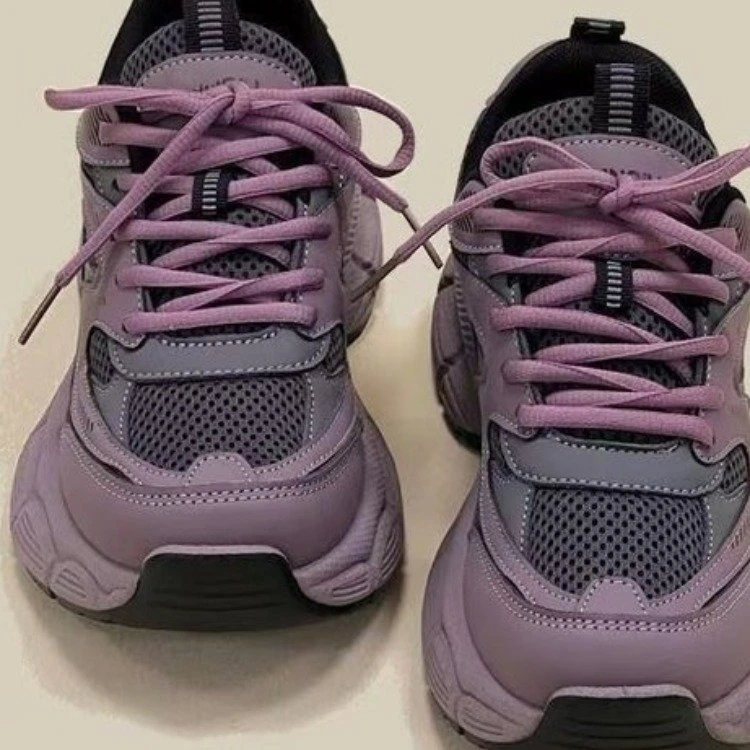 百搭时尚紫色鞋舒适夏季户外运动鞋（现货正码正拍顺丰包邮)透气