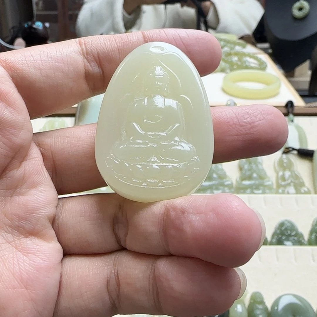美***铁和田玉未镶嵌颈饰