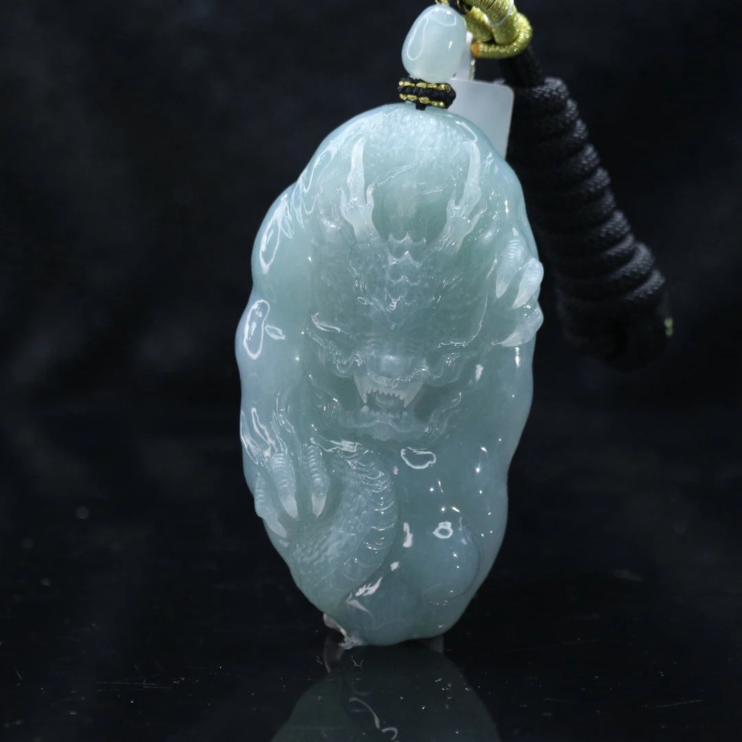 lot41天然缅甸翡翠A货龙牌/200075/保利厦门拍卖