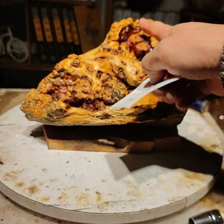 松木开***乐118北沉香琥珀木天然造型山水