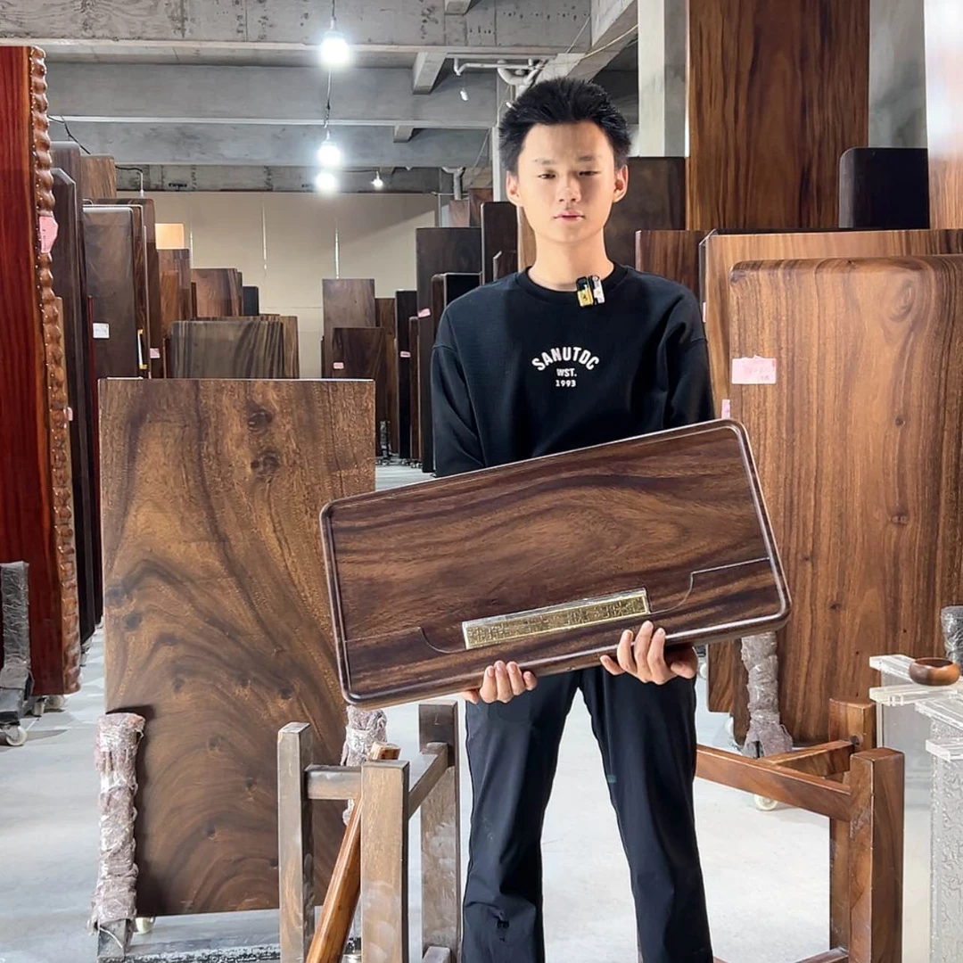 【闪购商品】木（非红木类）美*生南美胡桃木茶盘