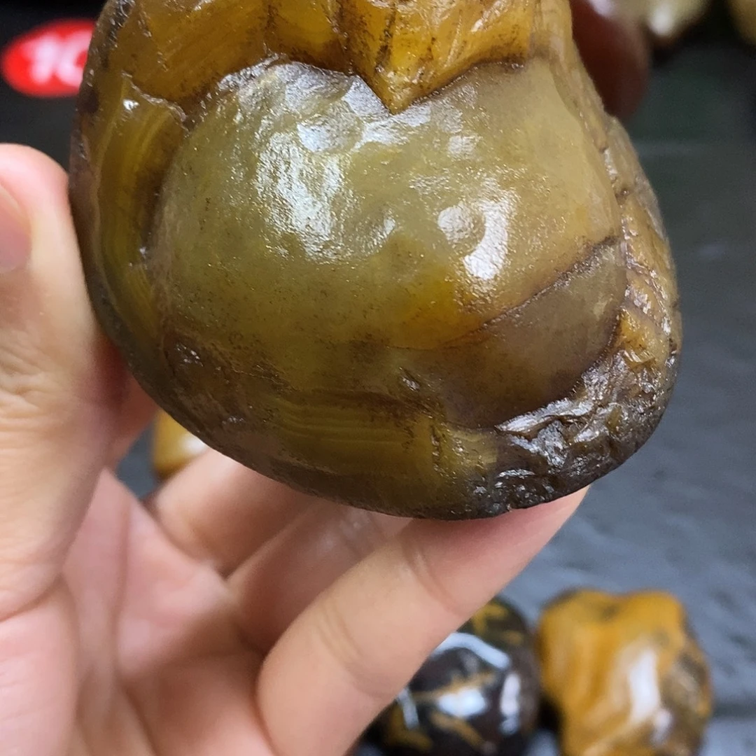 玛瑙/玉髓未镶嵌手把件