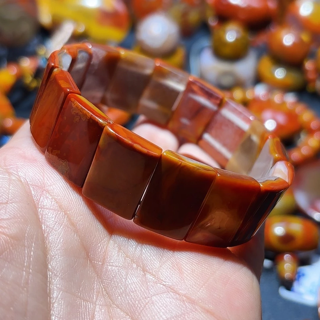 暖***)玛瑙/玉髓吊坠(不含链)未镶嵌